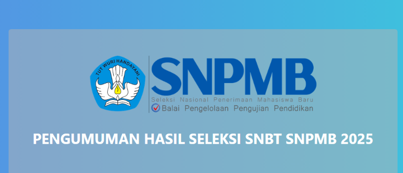 Website pengumuman hasil utbk-snbt 2025