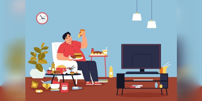 Ilustrasi Orang Menikmati Snack dan Minuman (sumber foto: freepik)