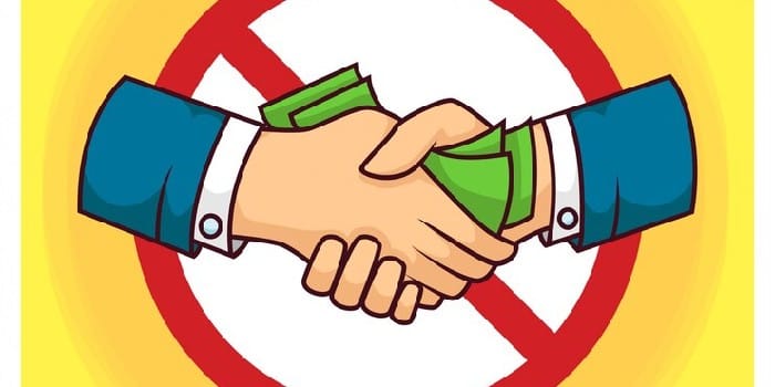 Ilustrasi suap dan korupsi (Freepik.com)