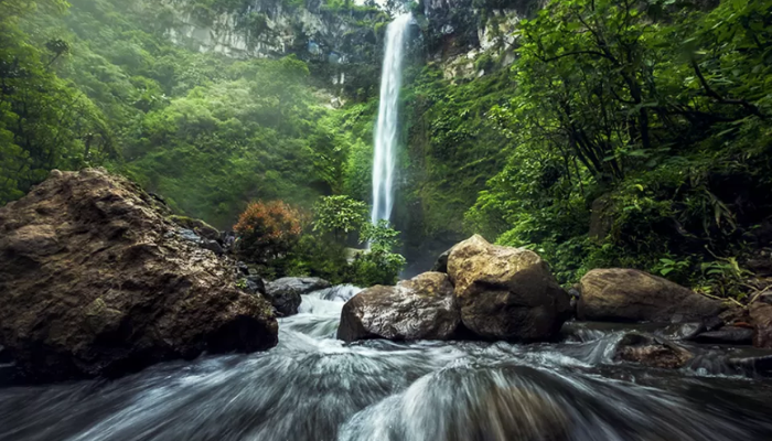 Salah satu coban dengan akses mudah di Malang Raya, Coban Rondo. (Gambar dari: Dhiky Aditya &ndash; Shutterstock)