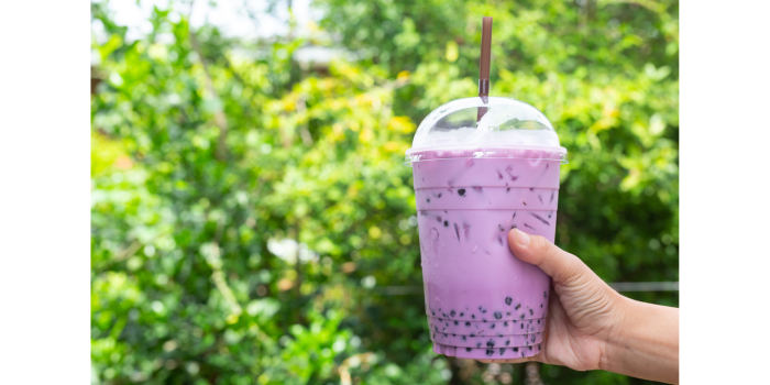 Ilustrasi minuman taro (freepik).