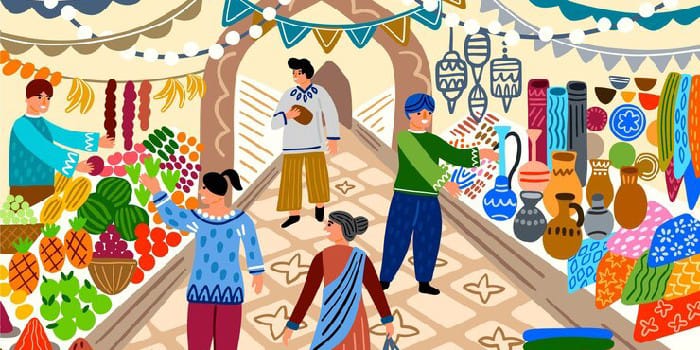 Ilustrasi Pasar (sumber foto: freepik)