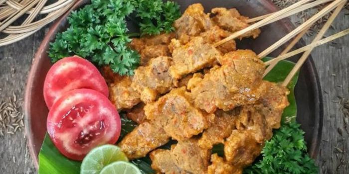 Foto hidangan sate komoh khas Malang