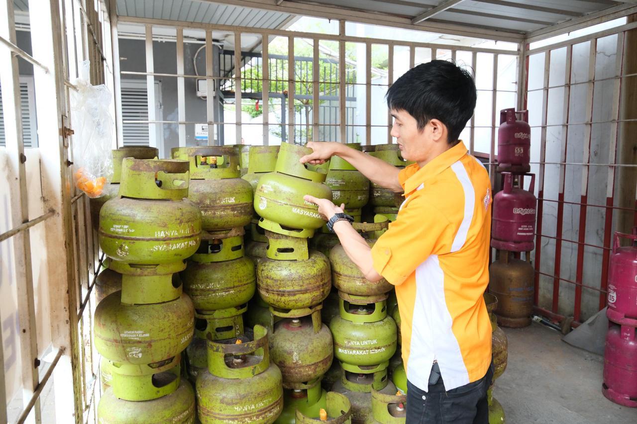 AMAN: Stok LPG yang dipastikan tersedia selama perayaan Idul Adha tahun ini.