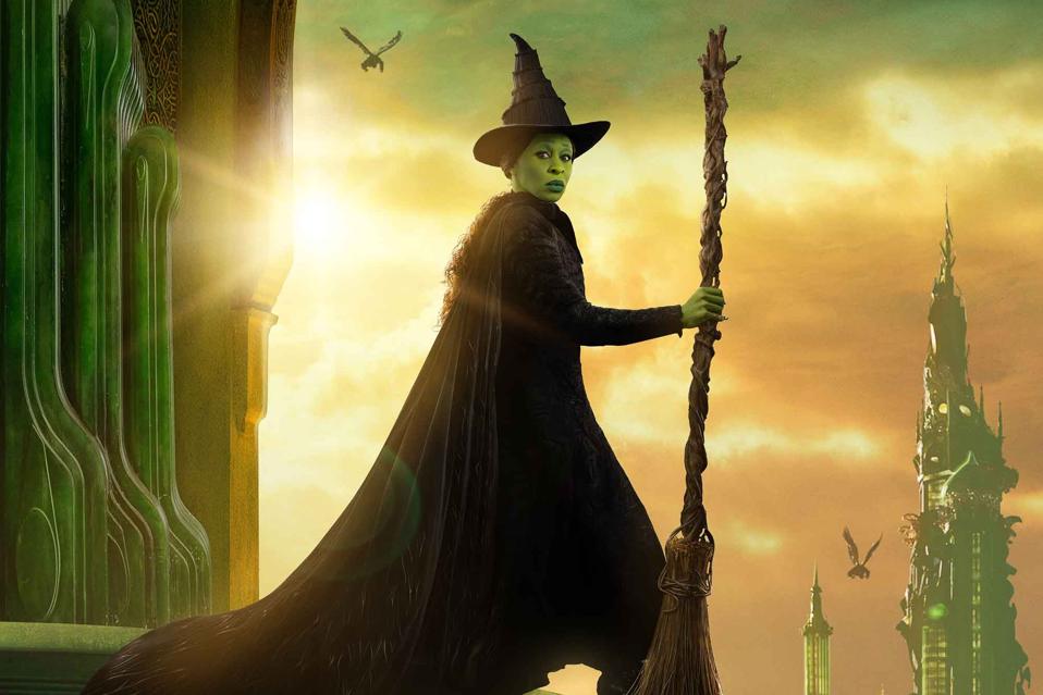"Wicked" movie poster Courtesy of Universal. (forbes)