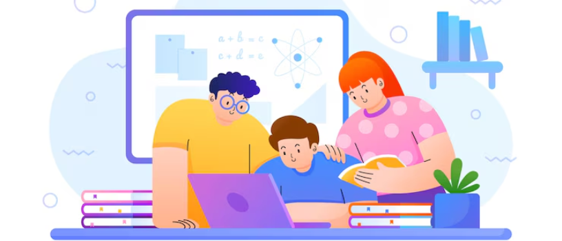 Ilustrasi bimbingan belajar (freepik)