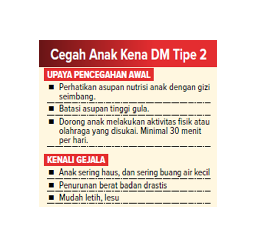 cegah anak kema DM tipe 2