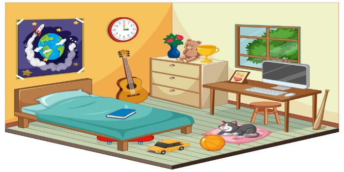 Ilustrasi Kamar Rapi (sumber foto: freepik)