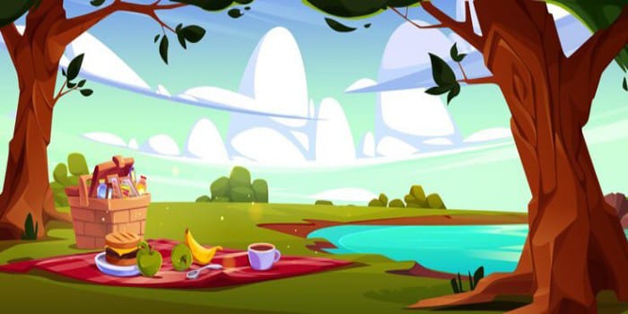 Ilustrasi Piknik Tepi Sungai (sumber foto: freepik)
