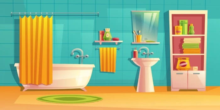 Ilustrasi Kamar Mandi (sumber foto: freepik)