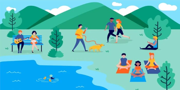Ilustrasi Wisata Air Alam (sumber foto: freepik)