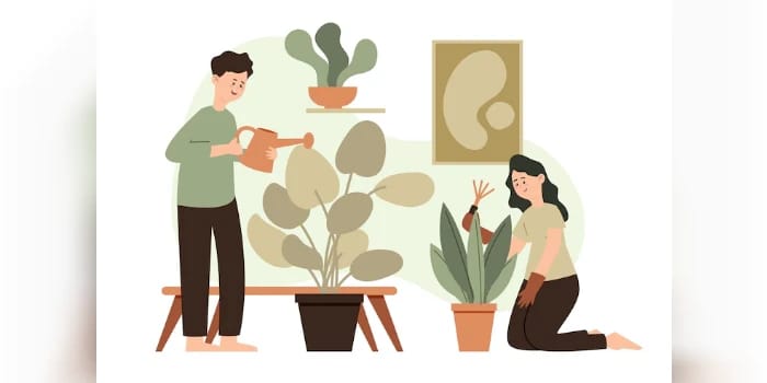 Ilustrasi Merawat Tanaman Hias (sumber foto: freepik)
