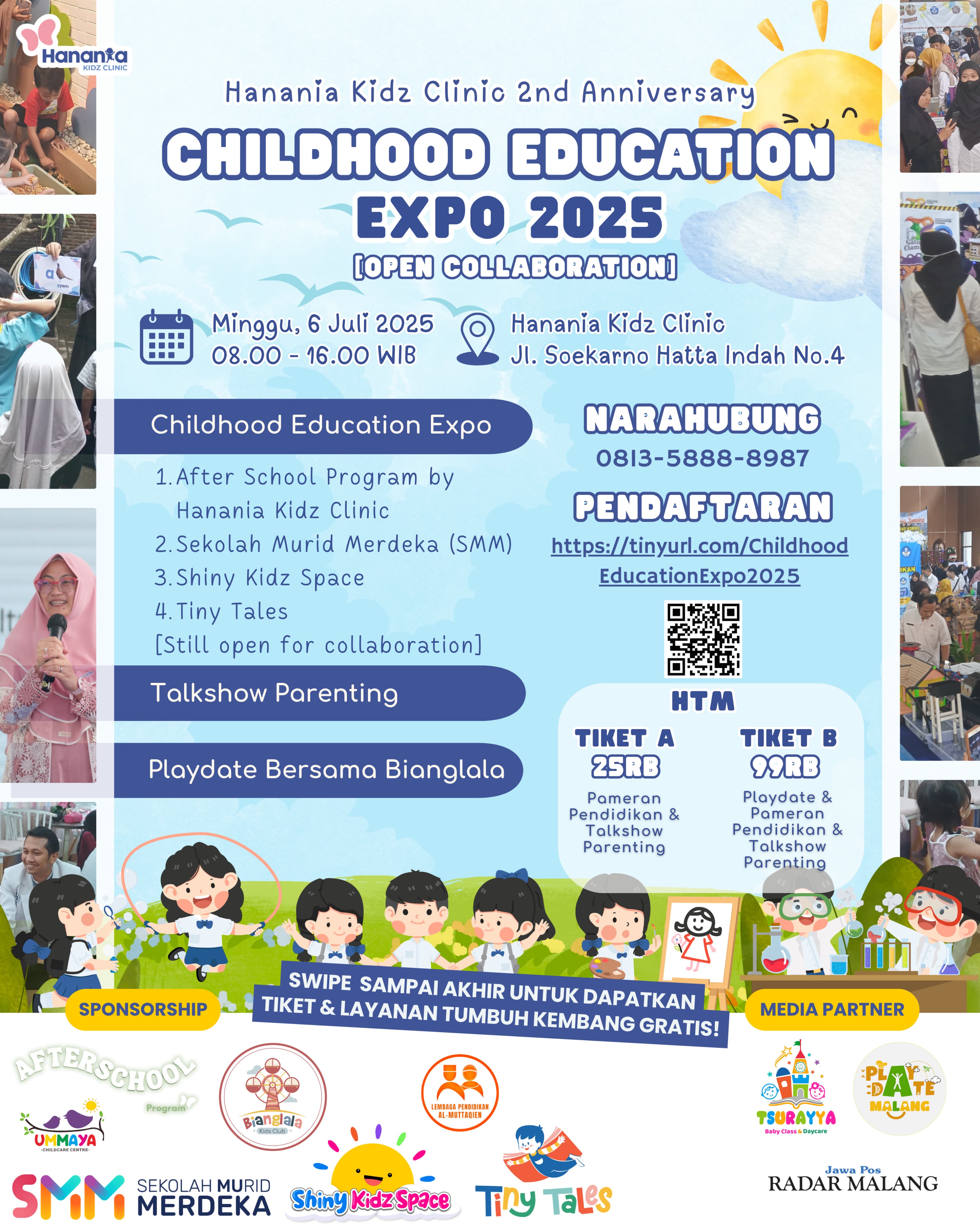 Hanania Kidz Clinic Gelar Childhood Education Expo 2025