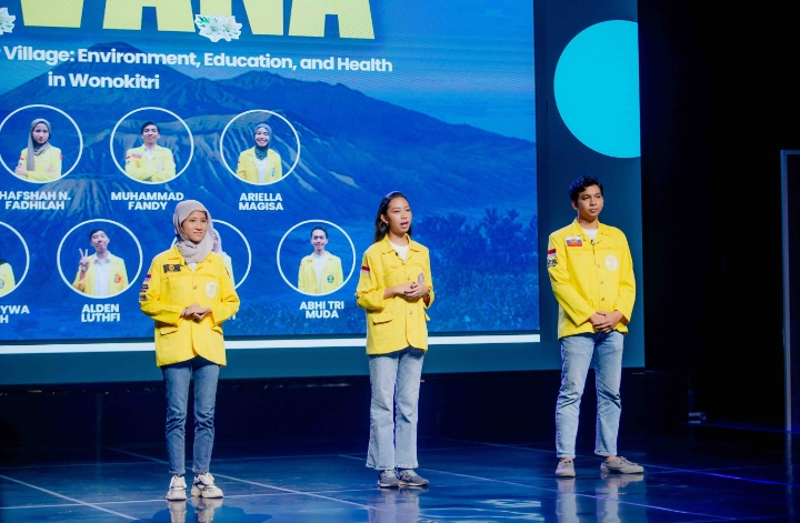 CERMAT: Tim Universitas Indonesia (UI) membeberkan idenya untuk menjadi kelompok terpilih agar bisa turun langsung ke Desa Wonokitri.