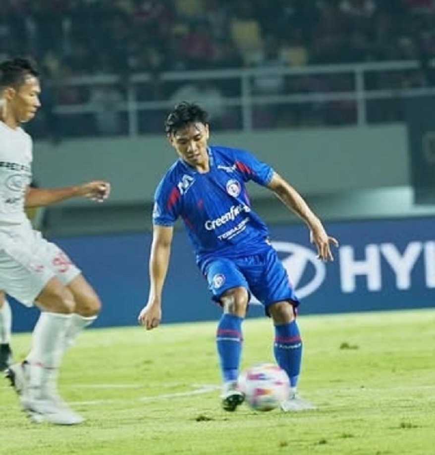 AGRESIF: Arkhan Fikri bisa menjadi jenderal permainan Timnas U23 jika dipercaya dan bisa menampilkan performa gemilang selama TC.
