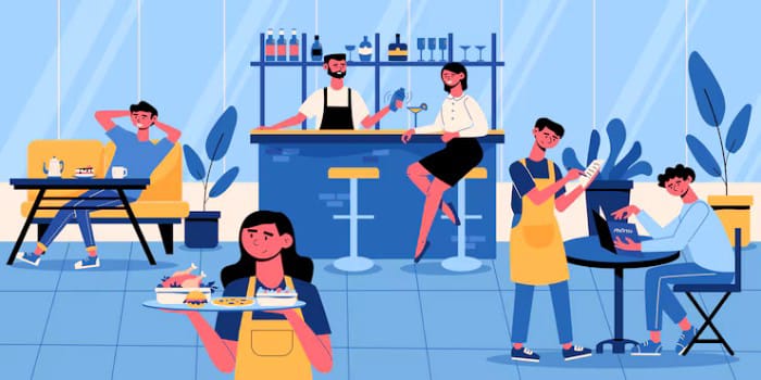 Ilustrasi Restoran (sumber foto: freepik)