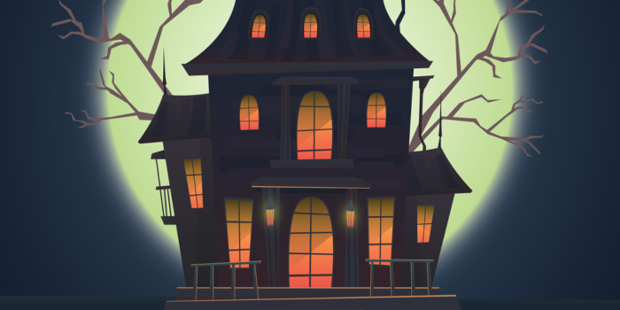 ilustrasi wahana rumah hantu yang wajib dicoba (pch.freepik.com)