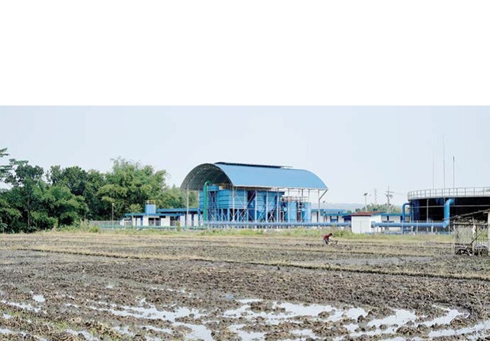 WATER TREATMENT PLANT: Fasilitas WTP yang telah berdiri sejak 2023 lalu namun belum beroperasi hingga sekarang. Keberadaannya kini jadi sorotan KPK RI.