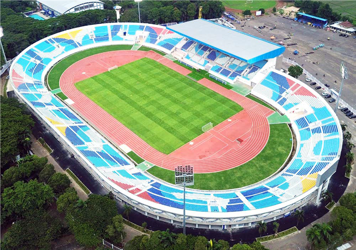 SAKSI BISU: dokumentasi kondisi stadion setelah proses perbaikan dinyatakan rampung pada bulan Desember 2024 lalu.