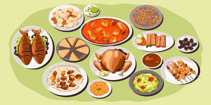 Ilustrasi Macam-macam Makanan (sumber foto: freepik)
