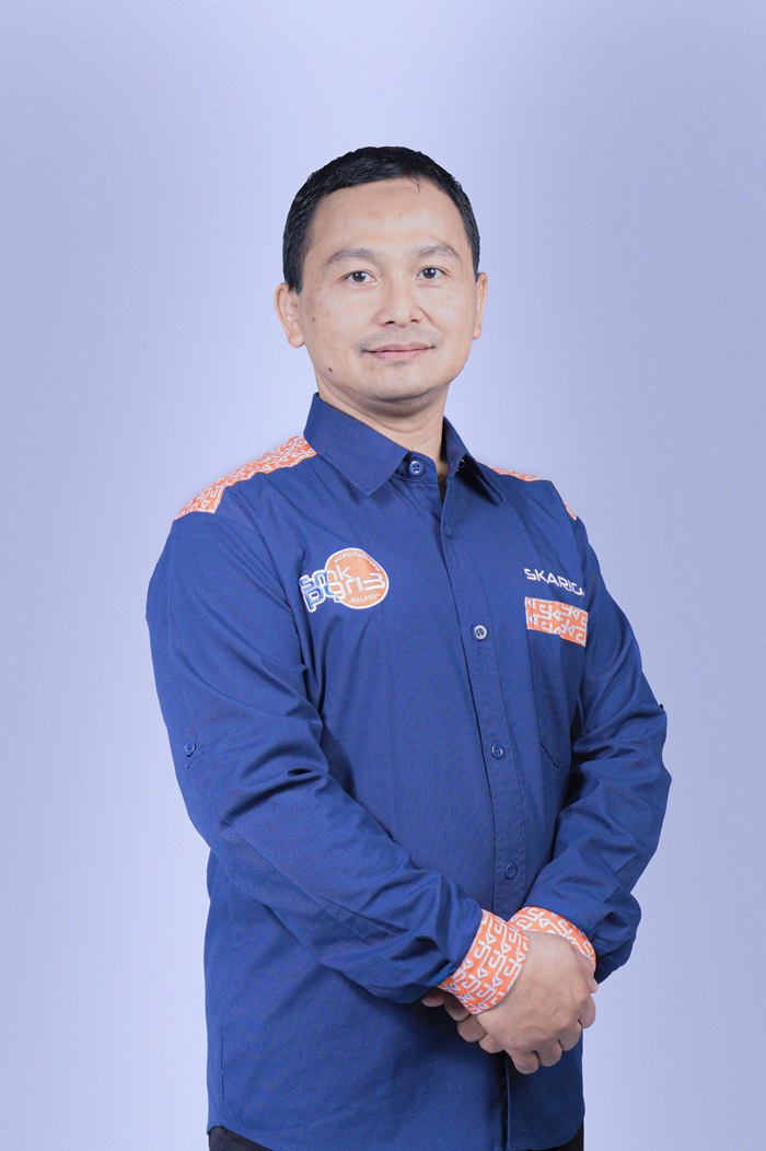 BERKOMITMEN: Kepala SMK PGRI 3 Malang, Moch. Lukman Hakim.