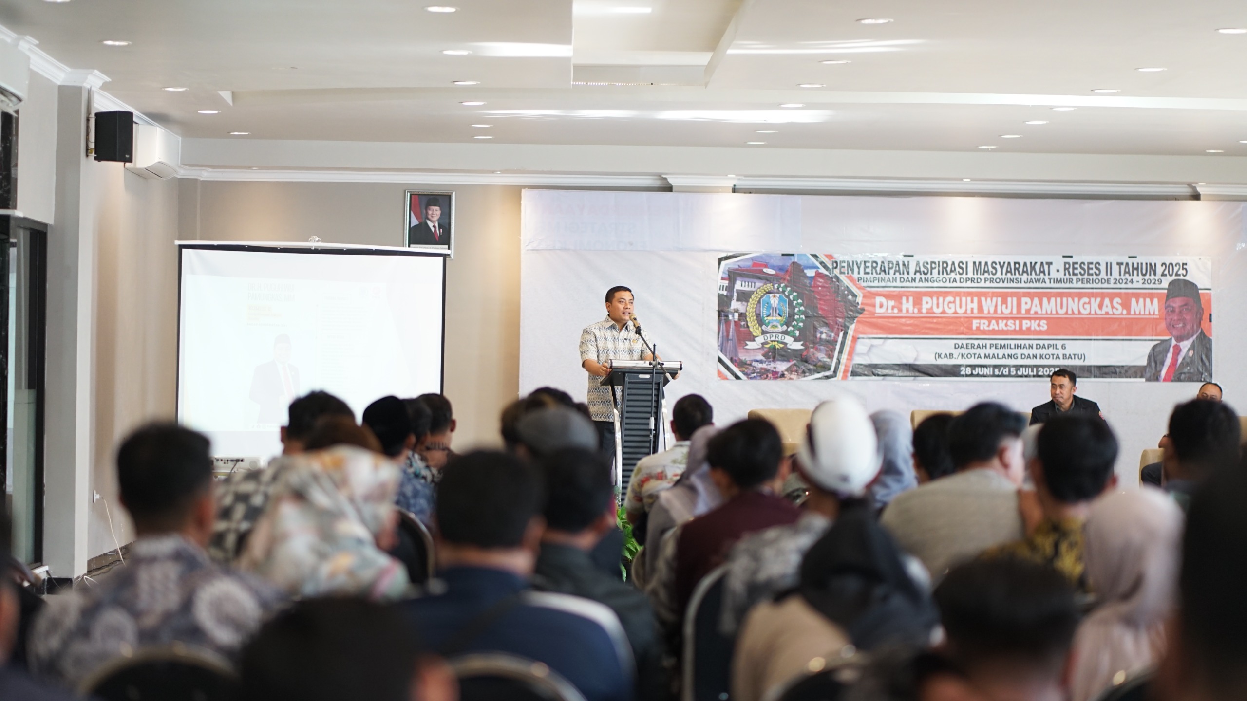 PERCAYA DIRI: Bersama Karang Taruna Kabupaten Malang, Dr Puguh Ajak Pemuda Berdaya dan Berkarya dari Desa.