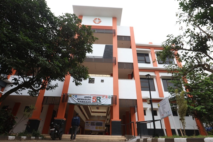 SIAP BEROPERASI: Gedung Sekolah Rakyat di Poltekom yang telah selesai direnovasi dan telah siap digunakan.