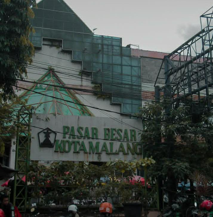 IKONIK: Pasar besar Malang yang menjadi kebanggaan warga malang yang sudah berdiri sejak zaman kolonial
