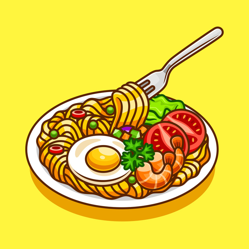 NIKMAT: Mie enak dimakan saat sedang sendiri maupun bareng temen atau keluarga