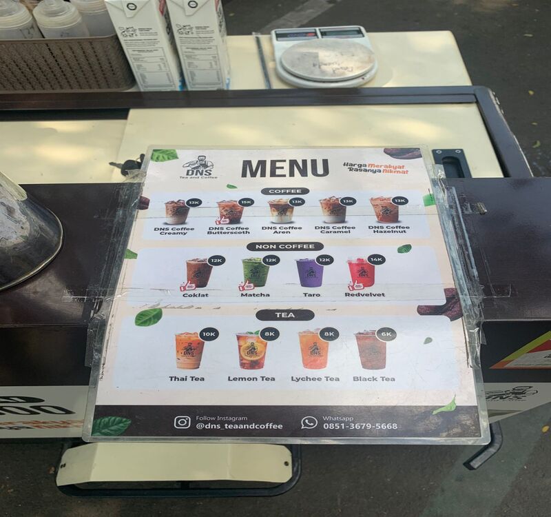 MURAH: Kopling atau Starling ini menyediakan berbagai minuman