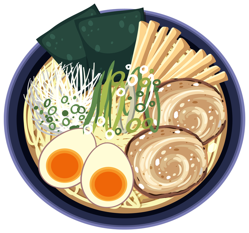 HANGAT: Mie udon dengan mie yang kenyang