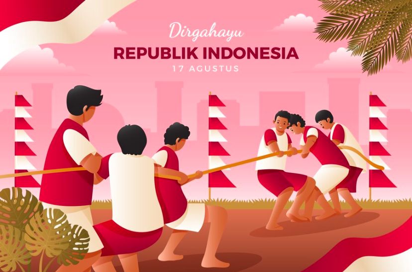 17 AGUSTUS: Merayakan hari kemerdekaan dengan mengadakan lomba-lomba yang menarik.