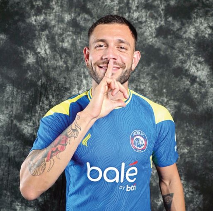 HARUS TAJAM: Winger anyar Ian Puleio diharapkan membuat produktivitas gol Arema FC meningkat di Super League 2025/2026.