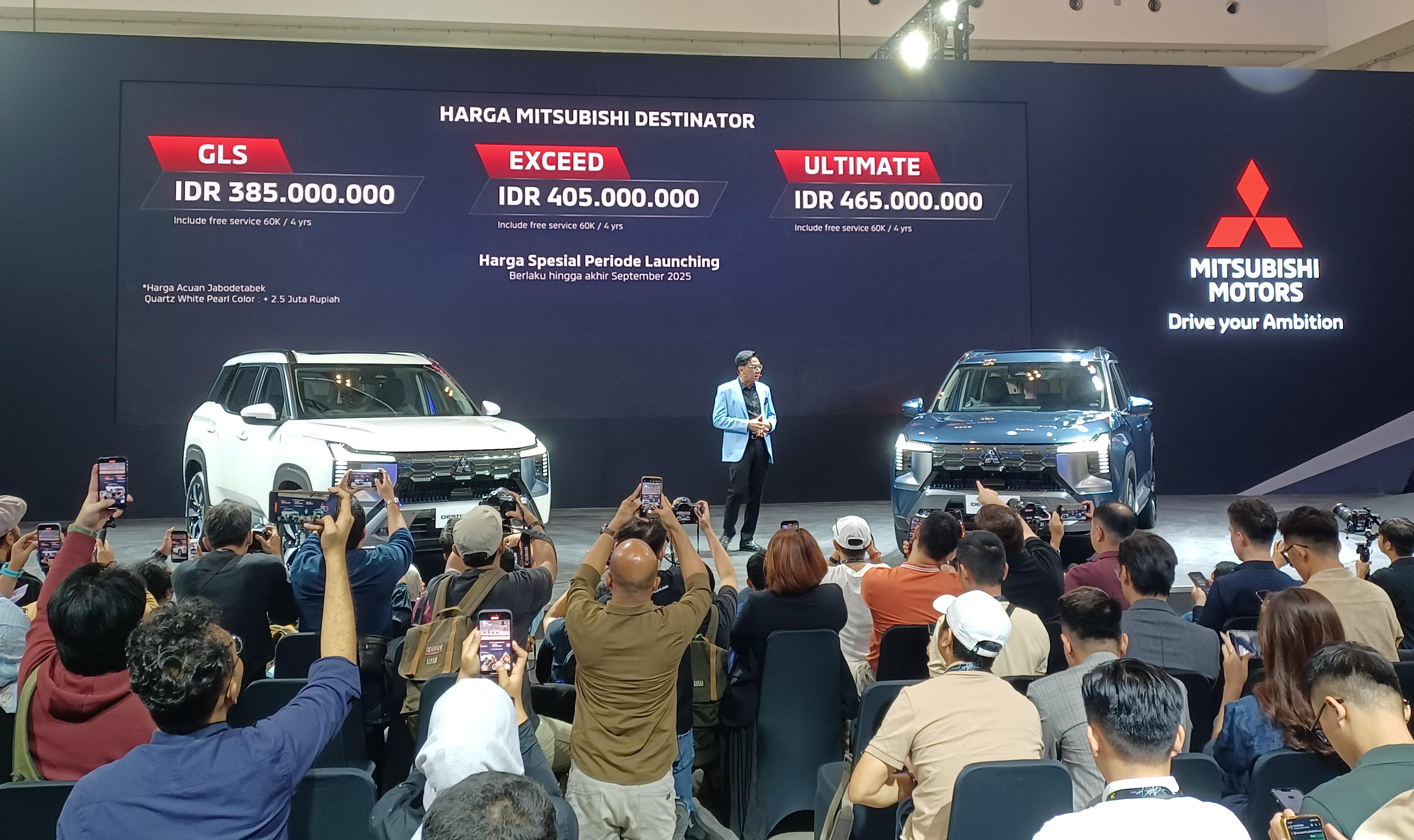 TERBARU: Mitsubishi Destinator yang jadi andalan Mitsubishi Motors dalam gelaran GIIAS 23 Juli sampai 3 Agustus 2025 di ICE BSD City Jakarta.