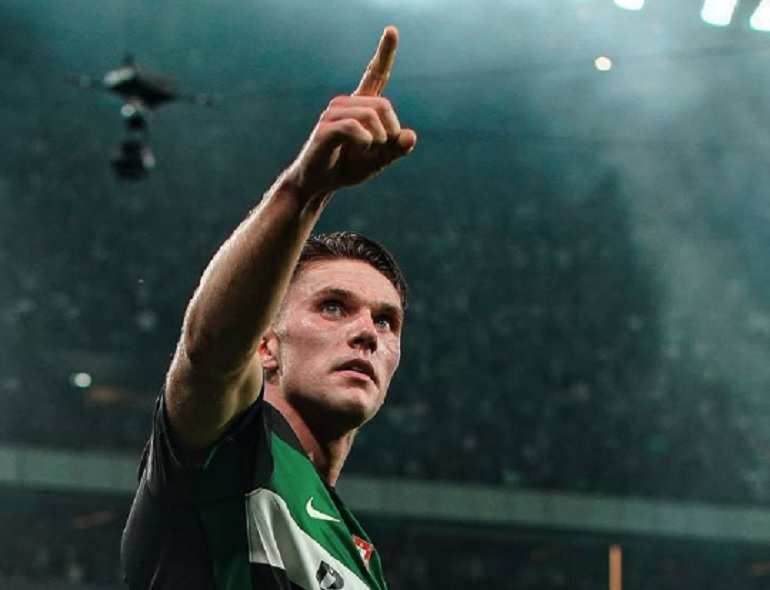 MESIN GOL: Victor Gyokeres yang akan bergabung dengan Arsenal bakal menjadi calon top skor LIga Inggris musim 2025/2026.