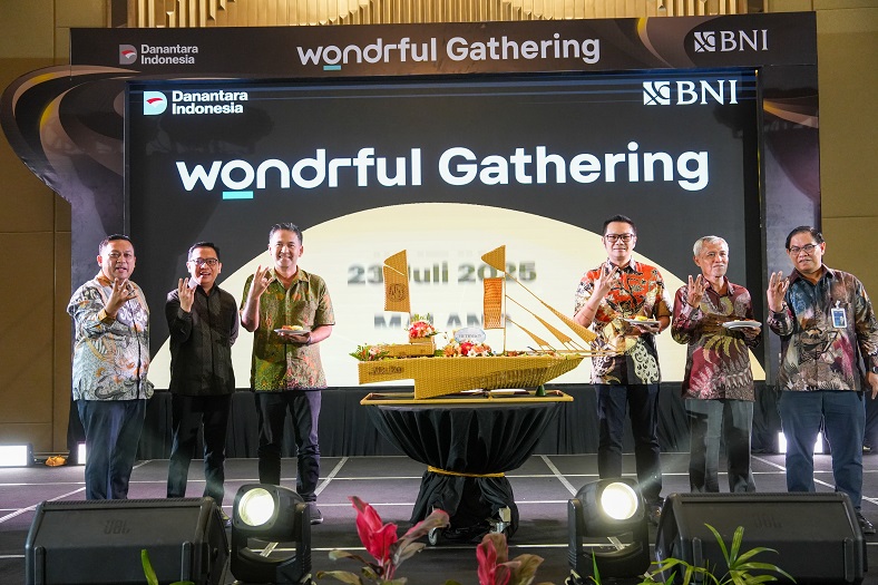 MENEMANI: BNI menghadirkan wondrful Gathering yang sebelumnya telah dilaksanakan di Kota Kediri, Kabupaten Jember dan puncaknya di Kota Malang.