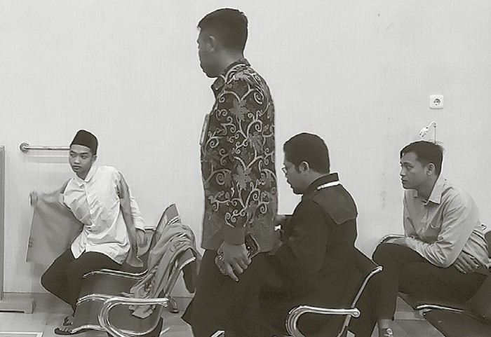 TERDAKWA ASUSILA: Mokh. Alfi Alfatihil Ihsan menjalani sidang di Pengadilan Negeri (PN) Kepanjen.