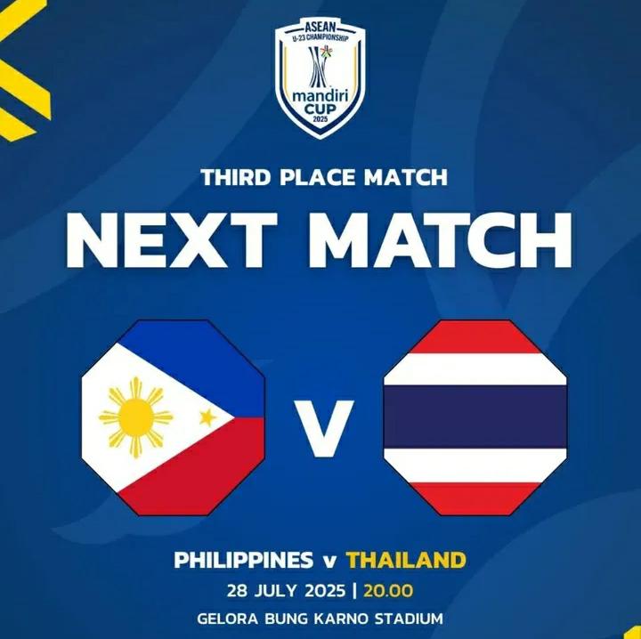 DUEL PANAS: Thailand vs Filipina dalam perebutan juara 3 AFF 2025