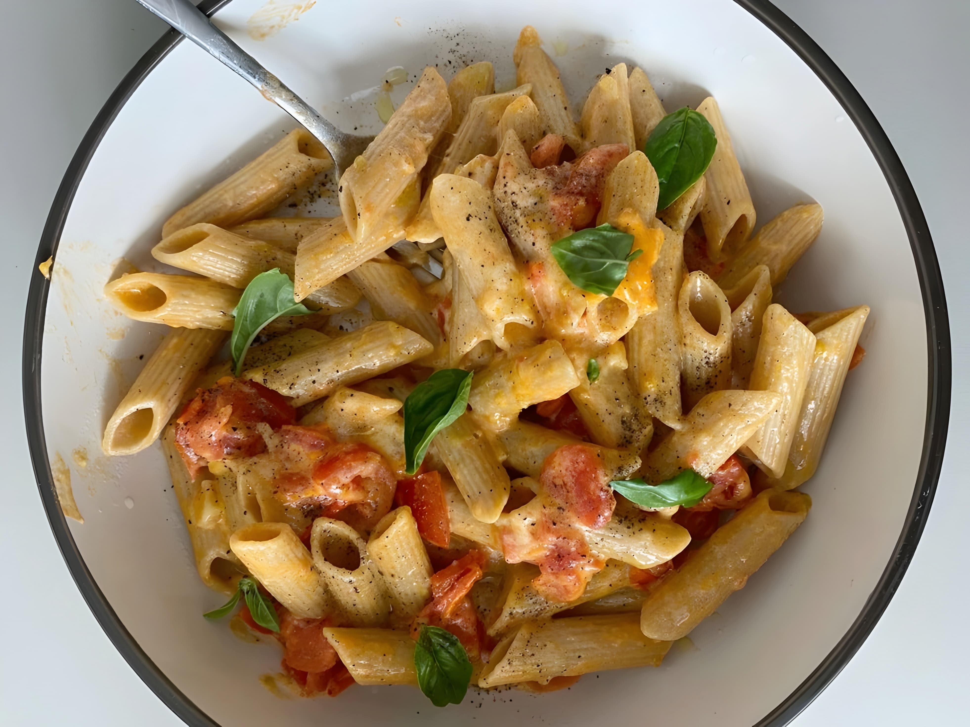 MENGGODA: seporsi pasta creamy dari La Regina ini cocok buat makan santai di Malang