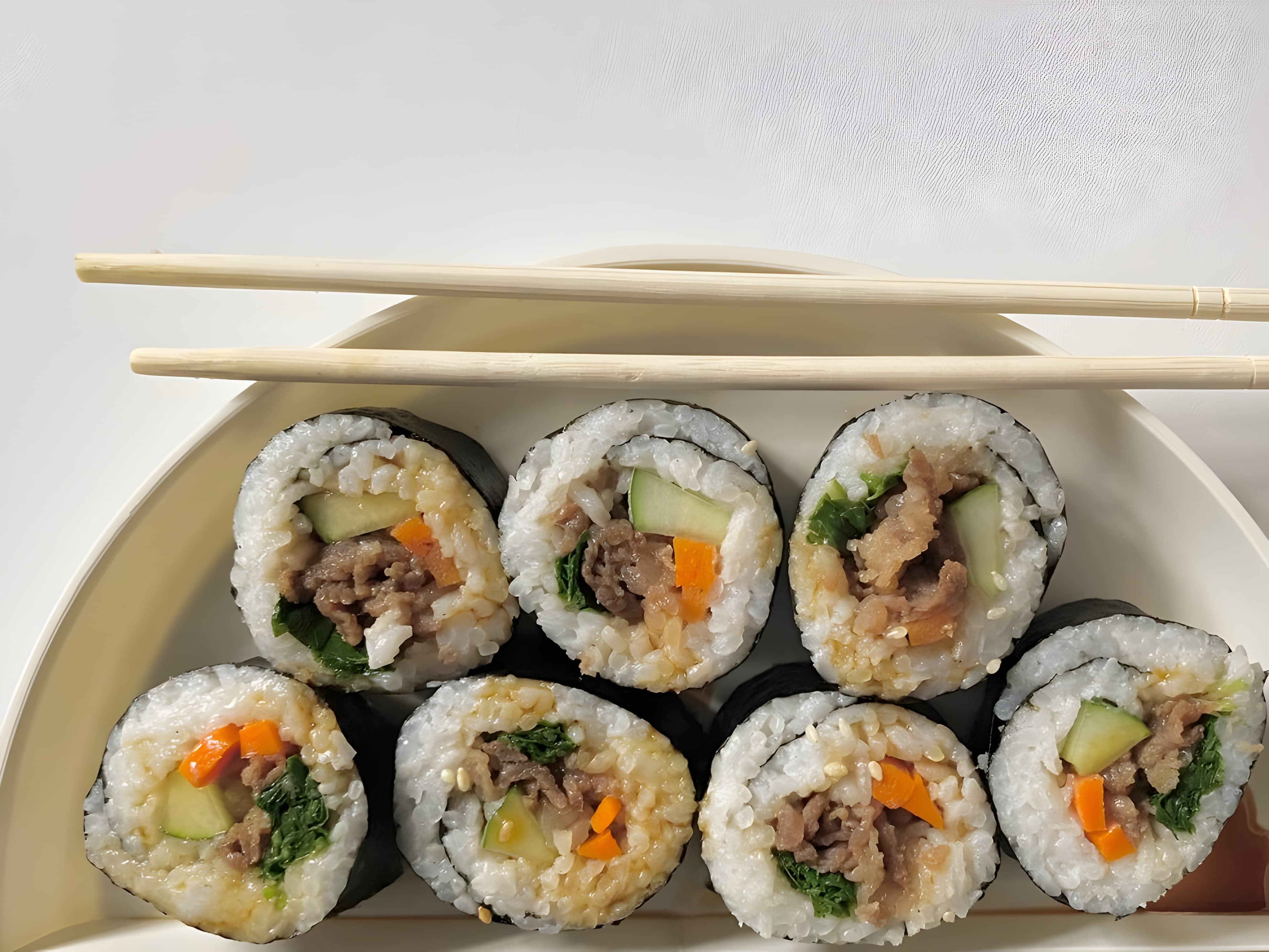 LEZAT: Kimbab fresh dari SeoulScents Korean Cafe bikin suasana nongkrong makin Korea banget