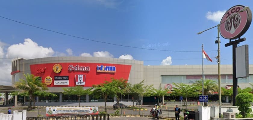 Suasana ramai pengunjung di salah satu mal favorit di Jember saat akhir pekan. Tempat ini menjadi destinasi belanja dan hiburan warga lokal maupun pelancong dari Malang.