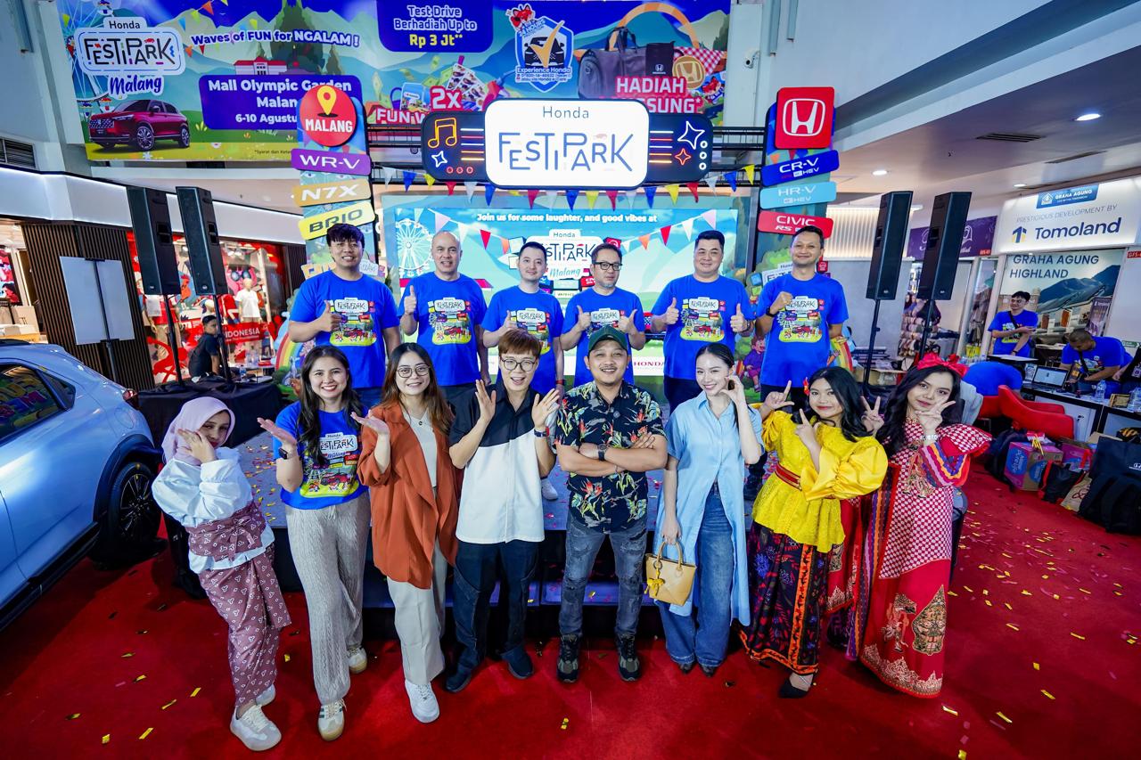 KOLABORASI: Honda Surabaya Center, Main Dealer resmi Honda wilayah Jawa Timur, Bali dan Nusa Tenggara, bersama Honda Mandalasena dan Honda Sukun Malang.