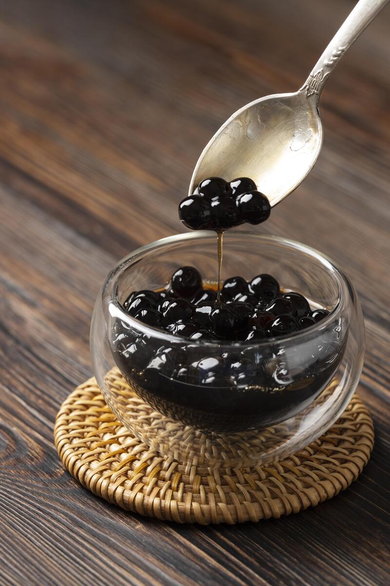 MANIS: Boba atau bola jelly cocok disajikan dengan minuman dingin