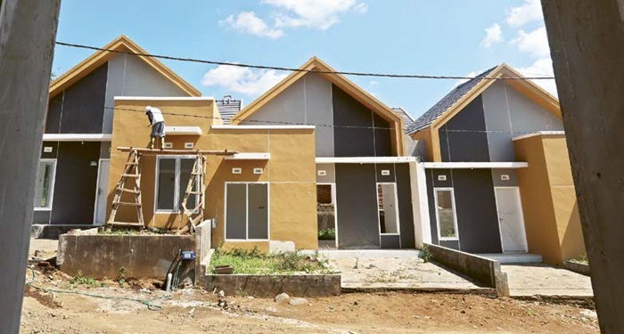 MASUK KRITERIA: Unit baru di Perumahan Graha Malang Indah, Kecamatan Kedungkandang tengah dibangun. Rumah-rumah di sana bisa mendapat penggratisan BPHTB.