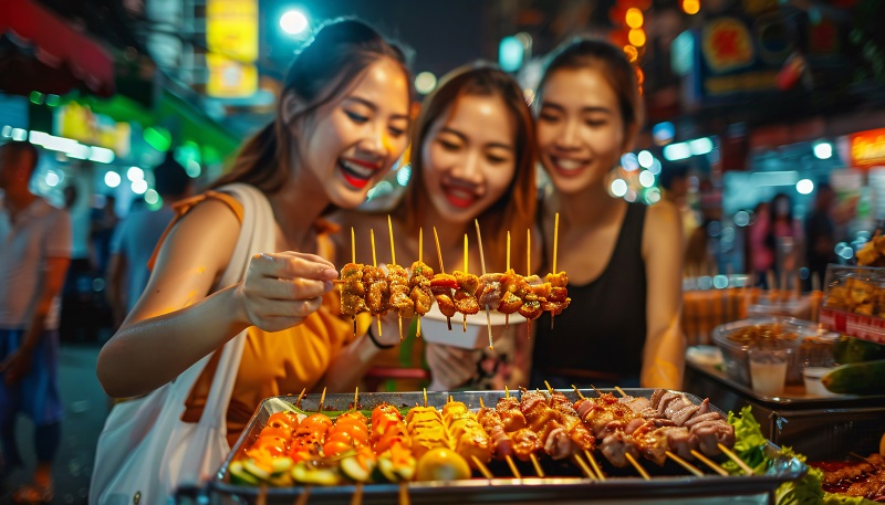 KULINER ENAK: Nikmati Street Food Murah, Camilan Hangat, hingga Rawon Khas Jawa Timur di Taman Krida