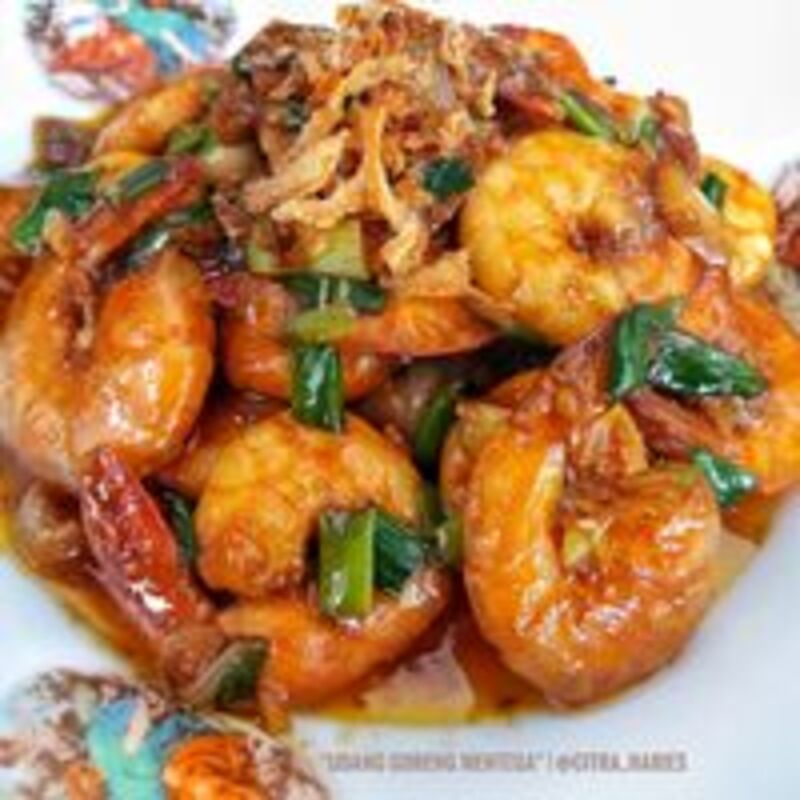 PEDAS MANIS: Udang, bahan yang paling gampang diolah