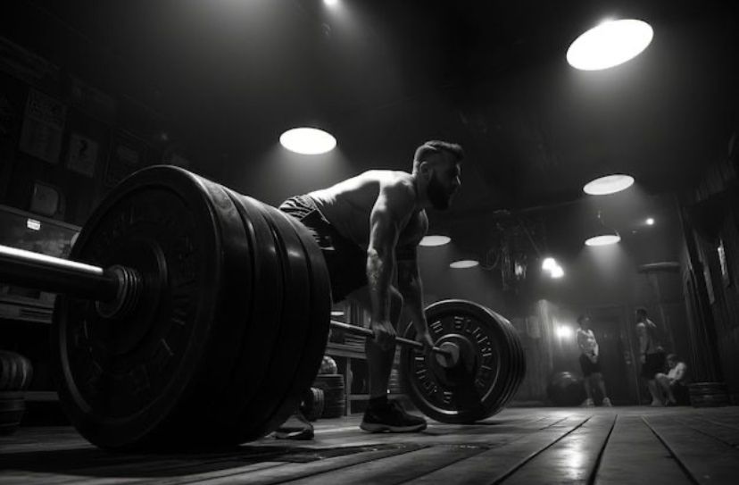 Seorang instruktur gym memberikan arahan latihan, menekankan pentingnya frekuensi olahraga yang sesuai kemampuan.