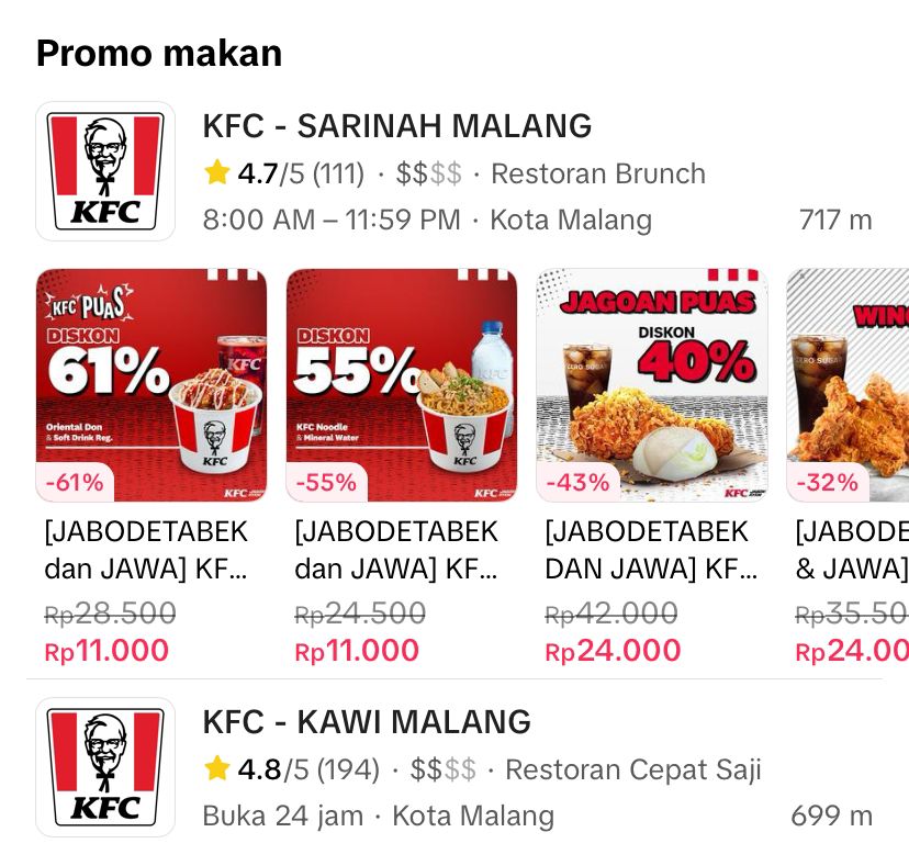 VOUCHER HEMAT: Promo TikTok Tawarkan Menu Favorit Mulai Rp 11 Ribuan