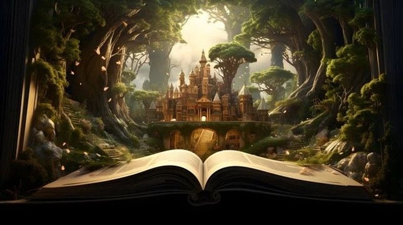 Ilustrasi novel fantasi