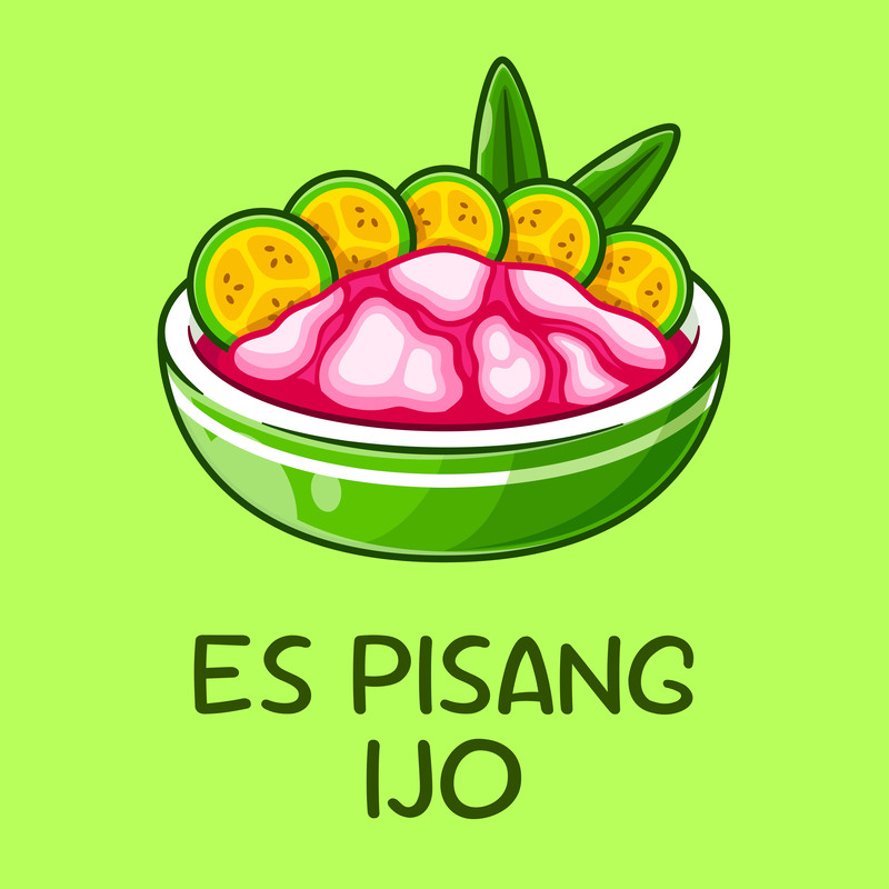 SEGAR: Es pisang ijo yang cocok dimakan di siang hari